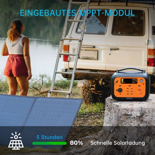 Зарядная станция Oukitel P501 Portable Power Station 500W/505Wh: Выходы потребителей USB-C, 220V, USB-A