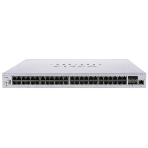 Мережевий комутатор Cisco CBS350-48P-4X: Порти только Gigabit Ethernet (10/100/1000)