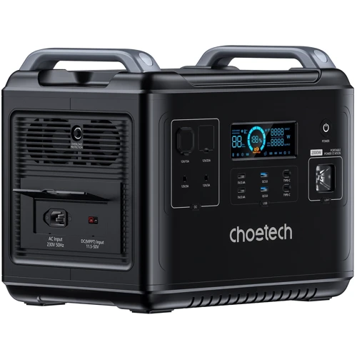 Зарядная станция Choetech 2000W 1997Wh Black (BS006): Емкость аккумулятора, Вт/ч 1997