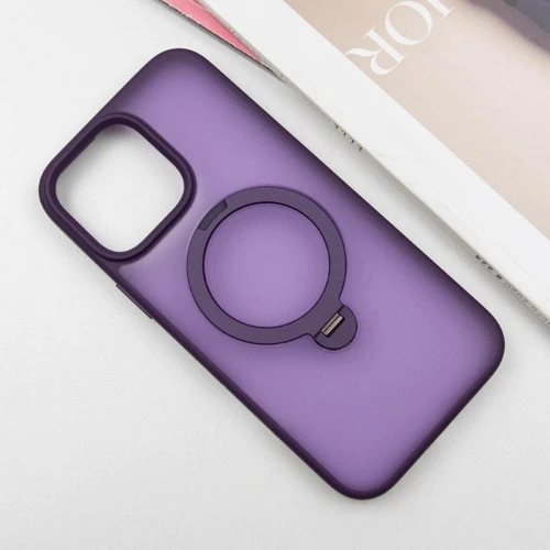 Чехол для iPhone Mobile Case Metal Buttons with MagSafe HQ Ring Purple for iPhone 14 Pro Max фото 6