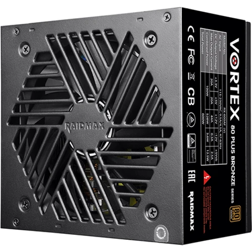 Блок питания Raidmax Vortex 500W (RX-500AF-V): Вентилятор нижней стенки 120 мм