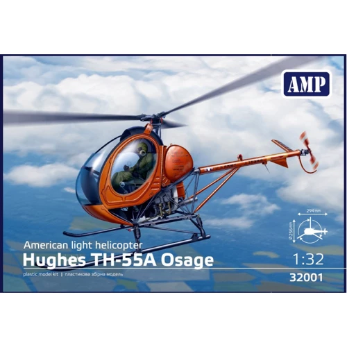 Модель AMP Вертолет Hughes TH-55A Osage (AMP32001)