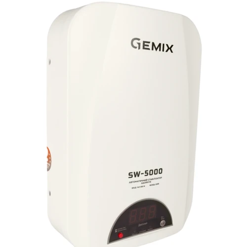 Стабилизатор напряжения Gemix SW-5000: Тип релейный