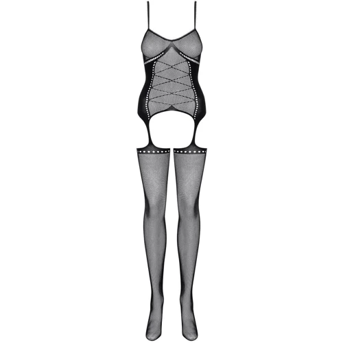 Бодистокинг Obsessive Bodystocking G314 black S/M/L