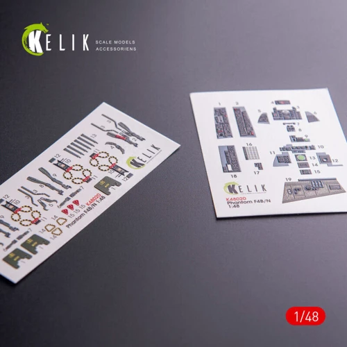 Декаль KELIK для модели самолета F-BW/H (интерьер), (Academy)