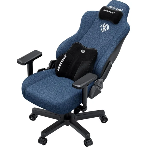 Кресло игровое Anda Seat Kaiser 3E XL Dark Blue Fabric (AD23YC-XL-09-S-CF-S01)