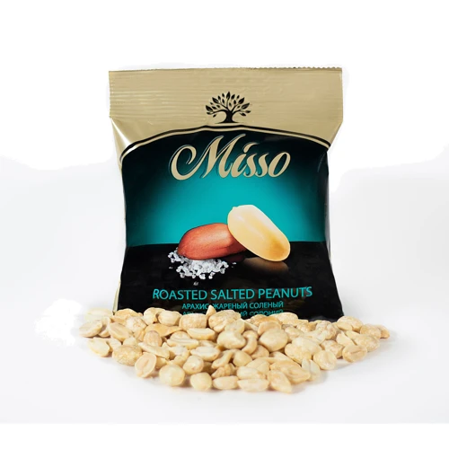 Арахис Misso жареный с морской солью 75 г (4820232570197)