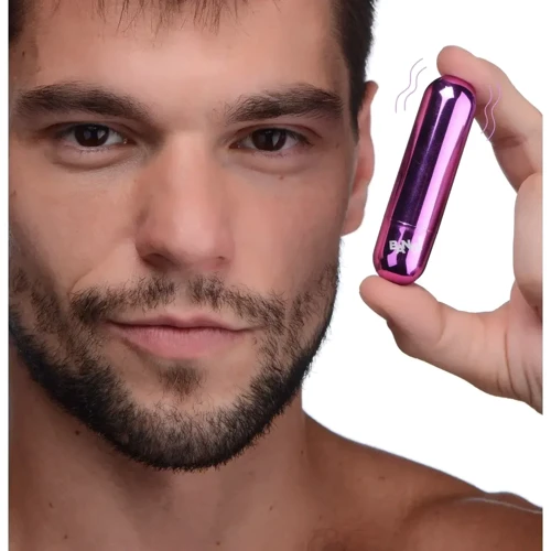 Вибропуля BANG! 10X Vibrating Metallic Bullet (фиолетовый)