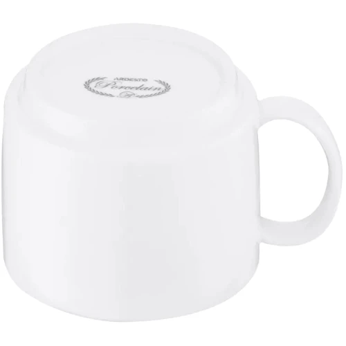 Чашка Ardesto Prato кавова порцеляна біла 100 мл (AR3626P)