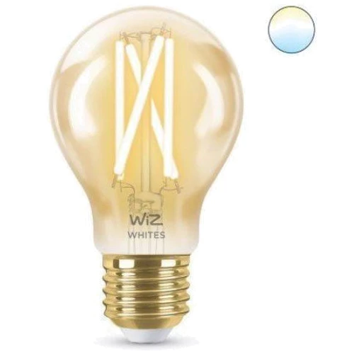 Умная лампочка WiZ, E27, 7W, 50W, 640Lm, A60, 2000-5000К, Wi-Fi: Тип цоколя E27