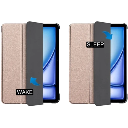 Аксессуар для iPad BeCover Smart Case Pink for iPad Air 11 (2024 / 2025) (711595): Материал искусственная кожа