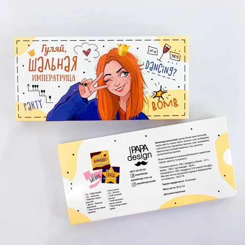Шоколад Шоколадний набір Papadesign Small Гуляй шалена імператриця