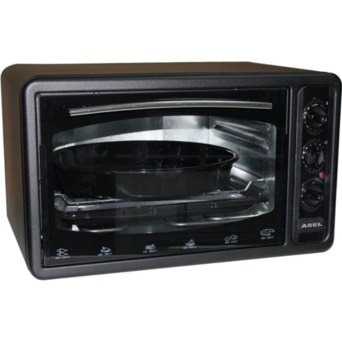 Електрична духовка настільна Asel AF-0123/40-23 Black