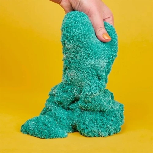 Кинетический песок Kinetic Sand Бирюзовый блеск, 907 г (71489T)