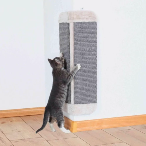 Дряпка Trixie для котов угловая 32x60 см серая (4011905434353): Высота столбика 60
