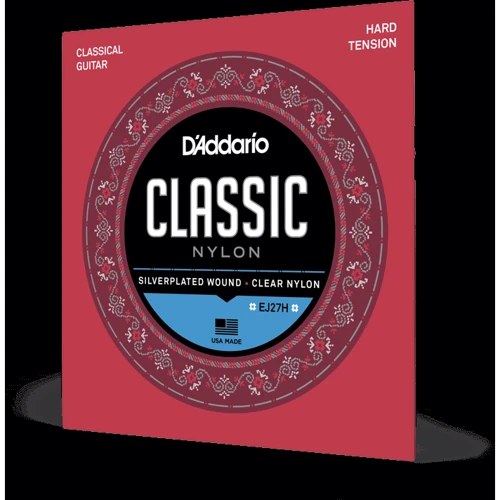Струна для гитар Гитарные струны D'ADDARIO EJ27H STUDENT CLASSICS HARD TENSION: Тип Комплект струн