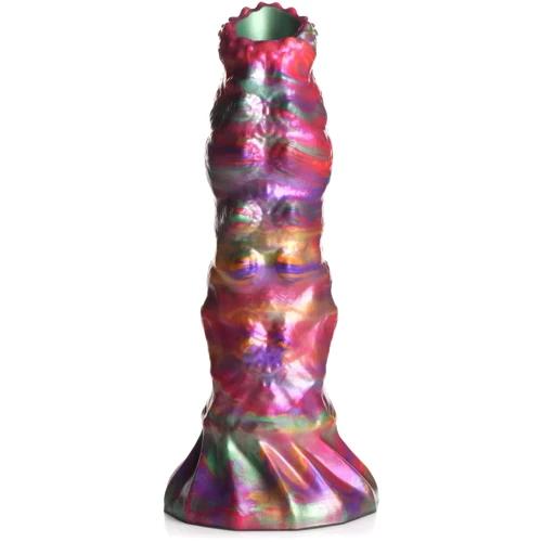 Фантазийный фаллоимитатор инопланетянина с 4 личинками-яйцами Creature Cocks Larva Silicone Ovipositor Dildo