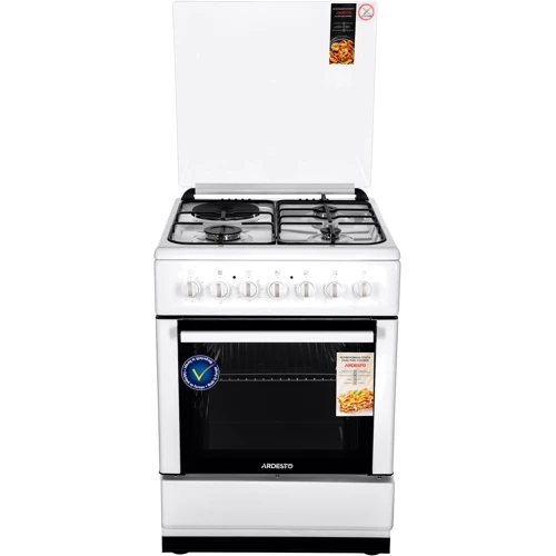Плита комбинированная Ardesto FSC-F6060CW: Тип варочной поверхности комбинированная