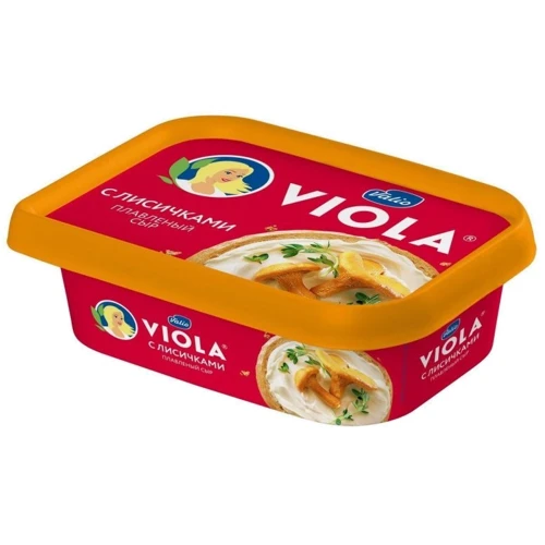 Сыр Viola с лисичками, плавленый, 200 г, 28% (WT4654)
