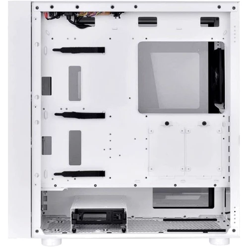Корпус ThermalTake H570 TG ARGB Snow White (CA-1T9-00M6WN-01): Материал передней панели пластик и металл