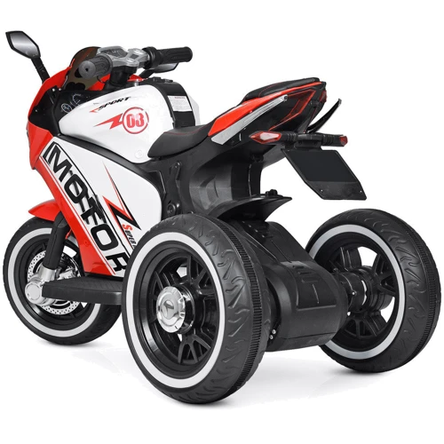 Детский электромотоцикл 3 колесный Bambi Racer Ducati красный (M 4053L-3): Максимальная скорость, км/ч 5