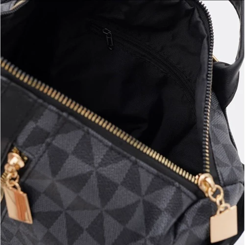 Женский рюкзак Monsen черный (C1mk506bl-black): Фактура Матовая, Гладкая