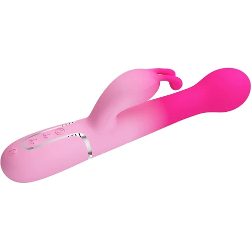 Вібратор з ротацією та поштовхами LYBAILE Pretty Love Dejon Pink (BW-500014-4)