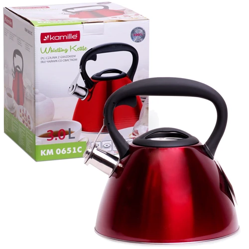 Чайник Kamille 0651C: Область применения Для газовых плит, Для индукционных плит, Для электрических плит