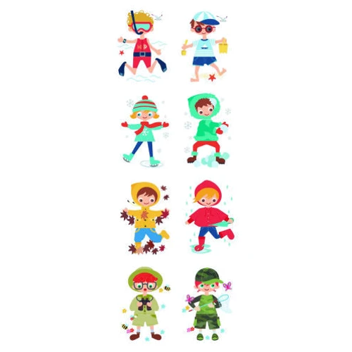 Комплект магнитов: времена года (17160)