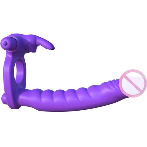 Насадка для двойного проникновения Silicone Double Pene Rabbit