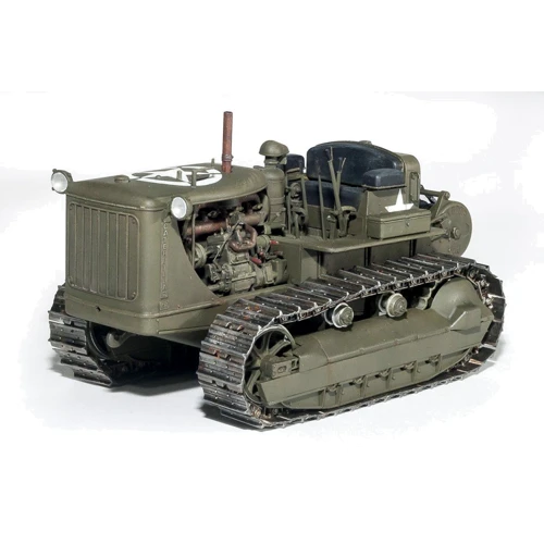 Сборная модель MiniArt Американский тяжелый трактор с буксирной лебедкой и фигурами (MA35225) фото 12