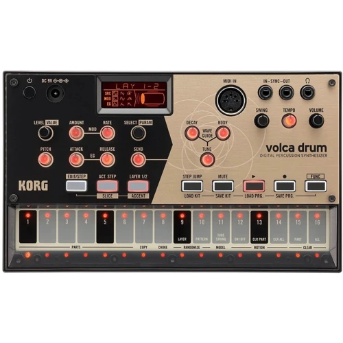 

Перкуссионный синтезатор Korg Volca-drum