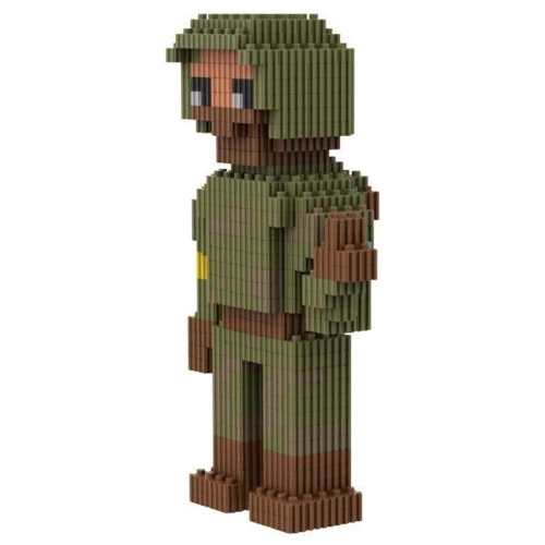 Конструктор VitaToys Pixel Heroes Украинский защитник, 374 деталей (VTK 0047)