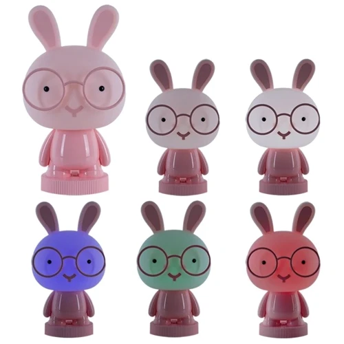 Світильник-нічник Kite LED з акумулятором Bunny (K24-490-1-2): Режим підсвічування Різнобарвний