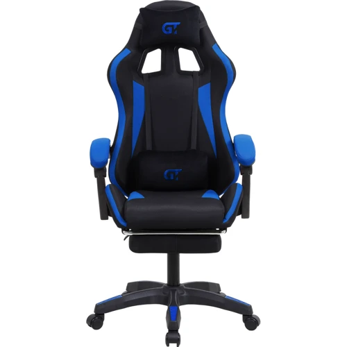 GT Racer X-2324 Fabric Black/Blue: Материал обивки Ткань