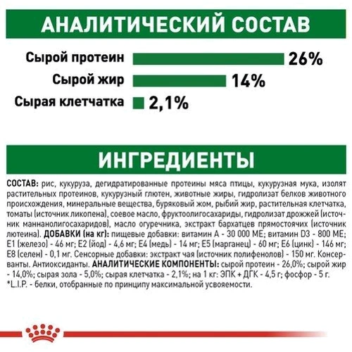Сухой корм для собак Royal Canin Mini Ageing 12+ малых пород старше 12 лет 800 г (1007008): Свойства Для пожилых собак, Заболевания почек, Забота о коже и шерсти, Основное питание