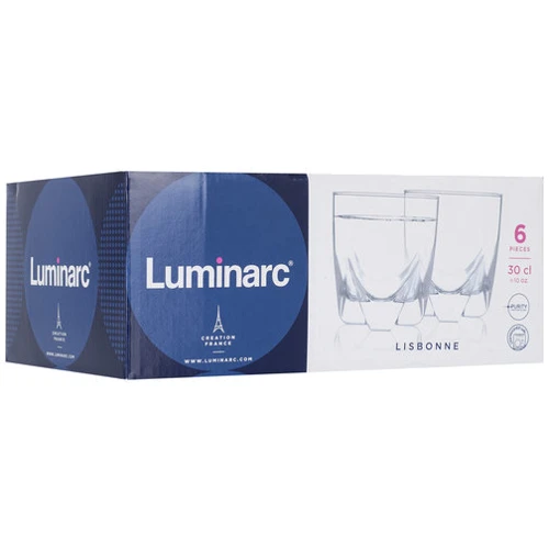 Стакан Luminarc LISBONNE набор 6х300мл (N1309): Объем стакана мл 300 х 6