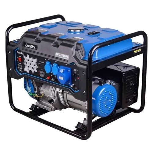 Генератор бензиновый EnerSol EPG-5500S: Тип электростанции бензиновый