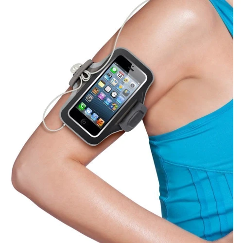 Чехол для iPhone Belkin Slim Fit Armband Black/Grey (F8W299VFC00) for iPhone 5/5S/SE: Цвет серый