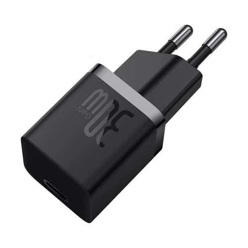 Зарядний пристрій Baseus USB-C Wall Charger GaN5 mini 1C 30W з USB-C Cable Black (P10110902113-00): Тип сетевое