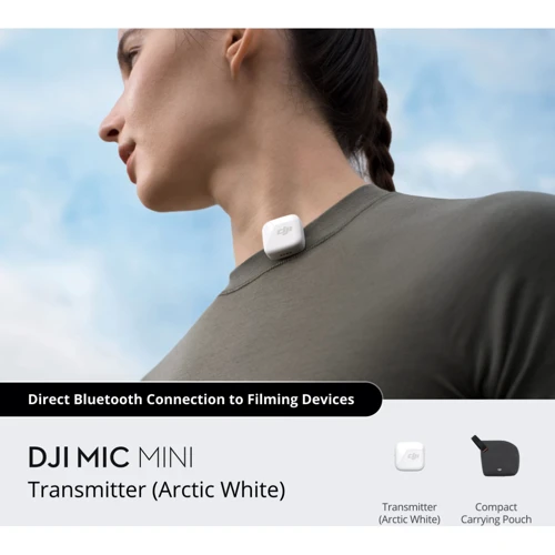 Микрофон Передатчик DJI Mic Mini Transmitter Arctic White (CP.RN.00000430.01) фото 6