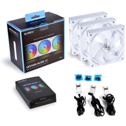 Кулер Lian Li Uni Fan AL120 3-Pack White (G99.12AL3W.00): Роз'єм 4pin