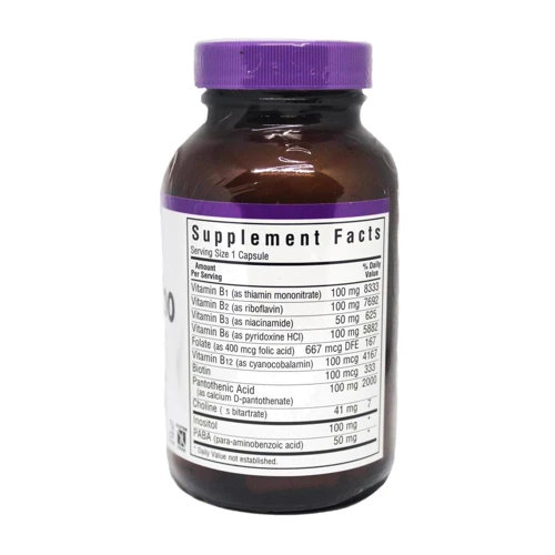 Bluebonnet Nutrition В-Complex 100, 100 caps: Тип Витамин B