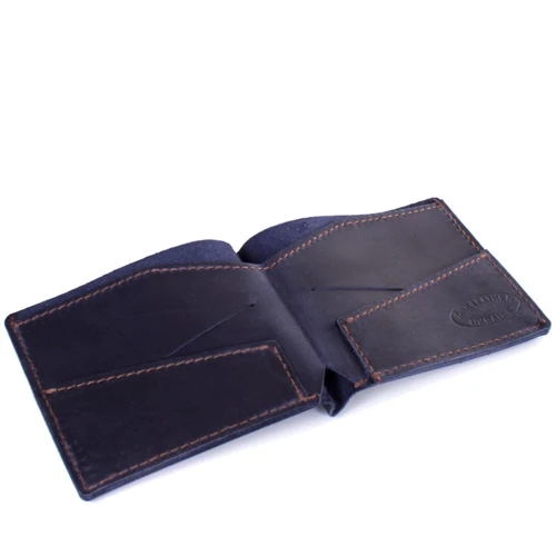 Мужское портмоне DNK Leather темно-синее (DNK-Portmone-col.K): Страна производитель Украина