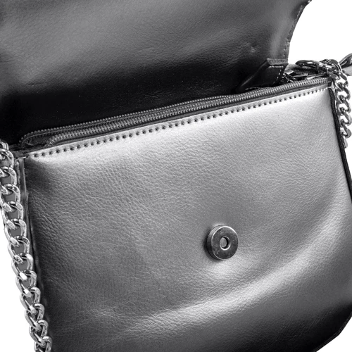Жіноча сумка крос боді Valiria Fashion сіра (DETAQ1443-1-9): Фактура матова, Гладка