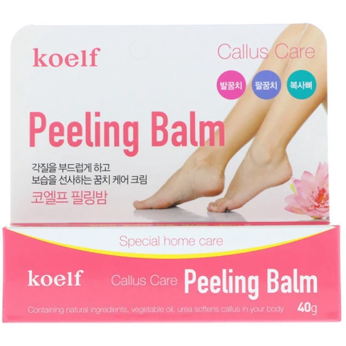 Koelf Peeling Balm Пілінг-бальзам для грубої шкіри ніг, рук, ліктів 40 g фото 2