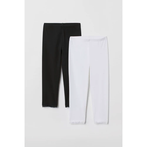 Капрі H & M 3752485N 134 см чорно-білі (2 шт.)