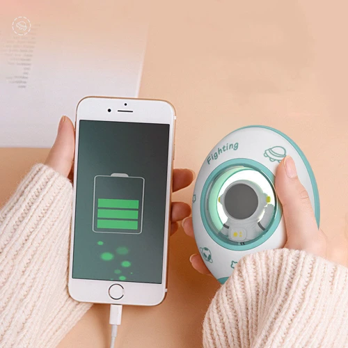 Внешний аккумулятор WK Wekome Power Bank and Hand Warmer 5000mAh Green: Количество USB 1