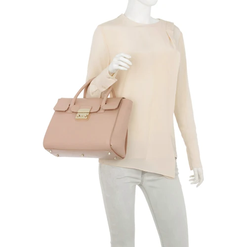 Жіноча каркасна сумка Furla Metropolis M Satchel ніжно-рожева (856489): Країна виробник Італія