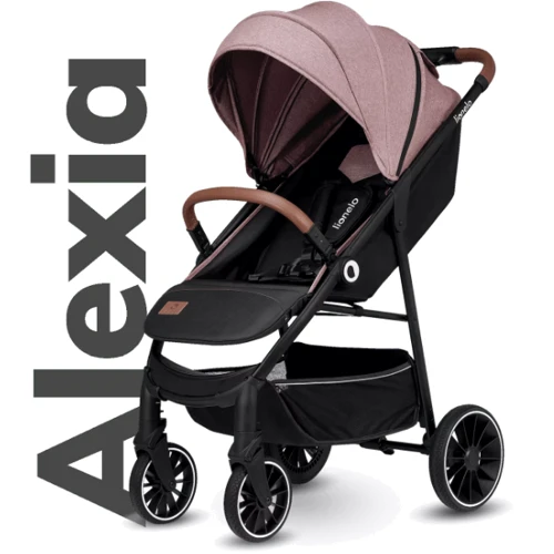 Прогулочная коляска Lionelo Alexia Pink Rose: Материал колес полиуретан